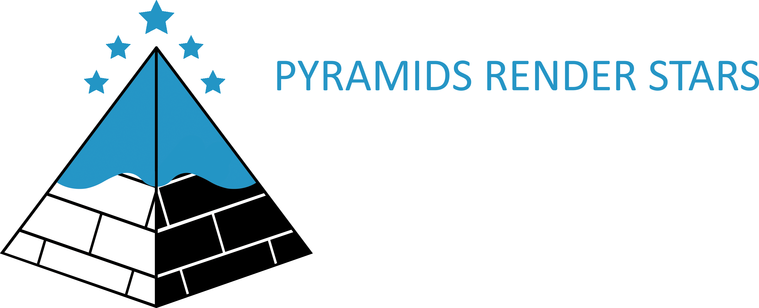 Pyramids Render Stars